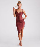 Night-Out Allure Sleeveless Midi Dress