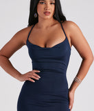 Contemporary Babe Cowl Midi Dress