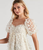 Sunshine Butterfly Skater Dress