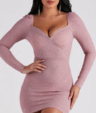 Glam Girl Era Glitter Knit Mini Dress