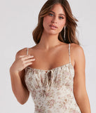 Precious Blooms Floral Midi Dress