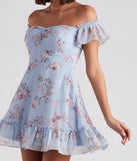 Easy Breezy In Floral Chiffon Dress