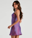 Outer Limits Holographic A-Line Dress