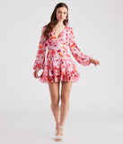 Spring In Full Swing Floral Skater Dress