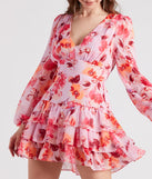 Spring In Full Swing Floral Skater Dress