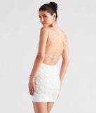 Revamp your 2025 wardrobe with this chic addition, the A Lace Romance V-Neck Strappy Dress in white, perfect for elevating your style in the new year.