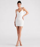 Revamp your 2025 wardrobe with this chic addition, the A Lace Romance V-Neck Strappy Dress in white, perfect for elevating your style in the new year.