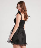 Dinner And Dessert Smocked Skater Dress