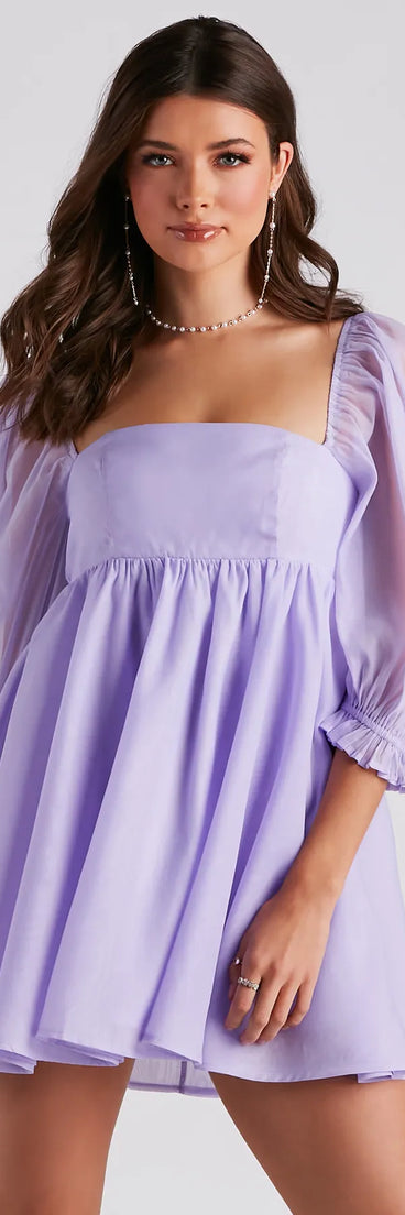 Darling Delight Short Skater Dress