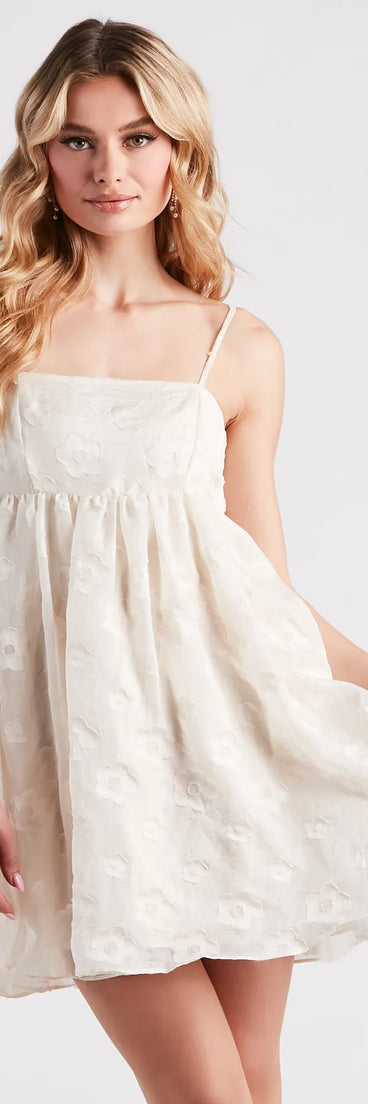 Feeling Playful In Floral Babydoll Dress