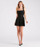 Flirty Silhouette Tank Skater Dress