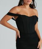 Perfect Silhouette Corset Bodycon Mini Dress