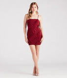Sipping On Style Ruffle Trim Mini Dress