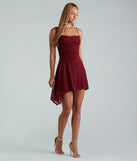 Midnight Mesh Glitter A-Line Party Dress
