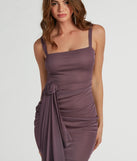 Love Like This Rosette Mesh Mini Dress With Train