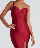 High Ratings Surplice V-Neck Midi Dress