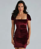 That Luxe Look Velvet Bodycon Mini Dress