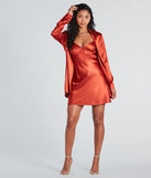 Forever Timeless Satin A-Line Slip Dress