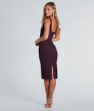 Make It Work Sleeveless Tank Midi Dress