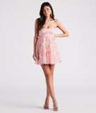 The Eden Flower Babydoll Party Dress is a mini dress that will make a statement with its short hemline and on-trend details to have you ready for any event!