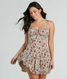 The Love's In The Air Floral Chiffon A-Line Dress is a casual dress for more than special occasions with a fitted or flowy silhouette and accents in the most recent trends!