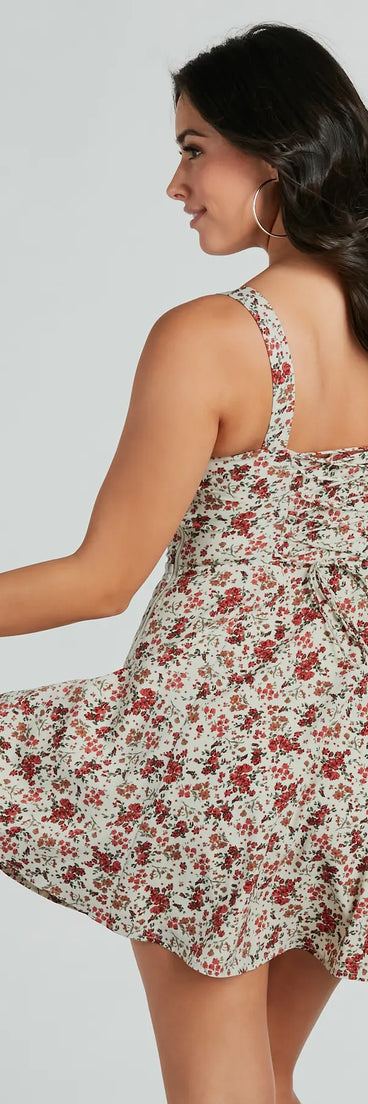 The Love's In The Air Floral Chiffon A-Line Dress is a casual dress for more than special occasions with a fitted or flowy silhouette and accents in the most recent trends!