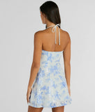 The Sparkly Excellence Floral Sequin Mini A-Line Dress is a mini dress that will make a statement with its short hemline and on-trend details to have you ready for any event!