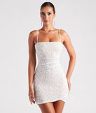 The Picture-Perfect Glitter Lace Short Dress is a mini dress that will make a statement with its short hemline and on-trend details to have you ready for any event!