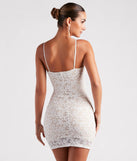 Revamp your 2025 wardrobe with this chic addition, the Picture-Perfect Glitter Lace Short Dress in white, perfect for elevating your style in the new year.