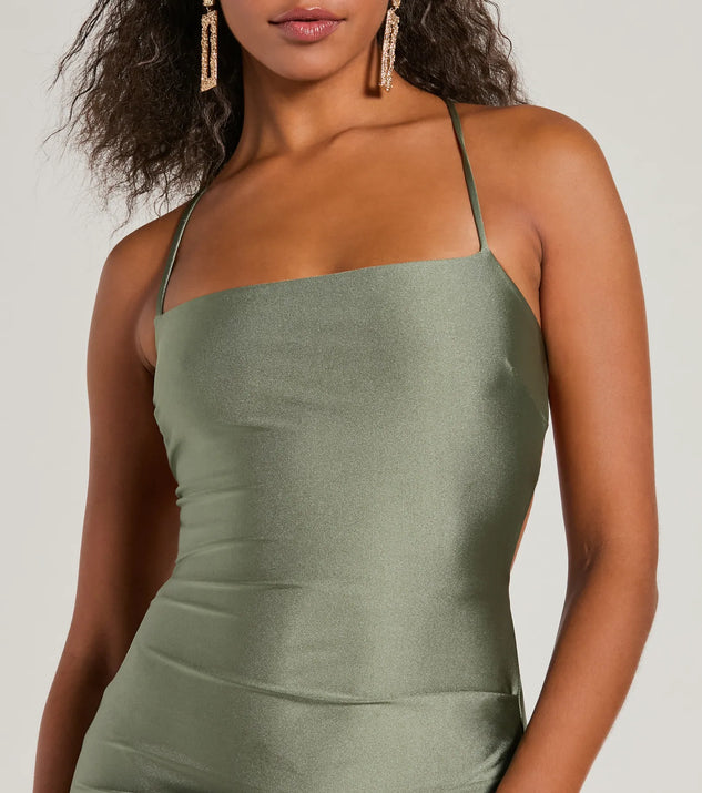 Love The Way Lace-Up Midi Dress | Windsor