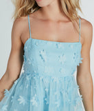 The Look So Sweet Floral Applique Skater Party Dress is a casual dress for more than special occasions with a fitted or flowy silhouette and accents in the most recent trends!