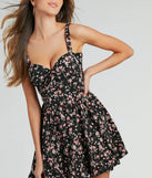 Spring Has Sprung Floral Woven Skater Dress