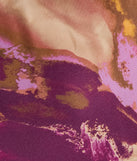 Revamp your 2025 wardrobe with this chic addition, the Always Impress Cowl Neck Tie-Dye Satin Midi Dress in purple, perfect for elevating your style in the new year.