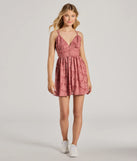 Whether you're headed to brunch or running errands, the Feeling Flirtatious Floral Button Skater Dress in dark denim wash delivers effortless style in a breathable, go-to casual dress.