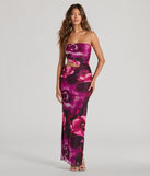 The Stunning Favorite Strapless Cutout Floral Maxi Dress is a stylish black floral dress featuring a fresh seasonal print and flattering design, perfect for garden parties, bridal showers, Valentine's Day celebrations, or everyday spring styling.