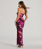 The Stunning Favorite Strapless Cutout Floral Maxi Dress is a stylish black floral dress featuring a fresh seasonal print and flattering design, perfect for garden parties, bridal showers, Valentine's Day celebrations, or everyday spring styling.