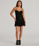 The Tempting Allure Sweetheart A-Line Lace Mini Dress is a mini dress that will make a statement with its short hemline and on-trend details to have you ready for any event!