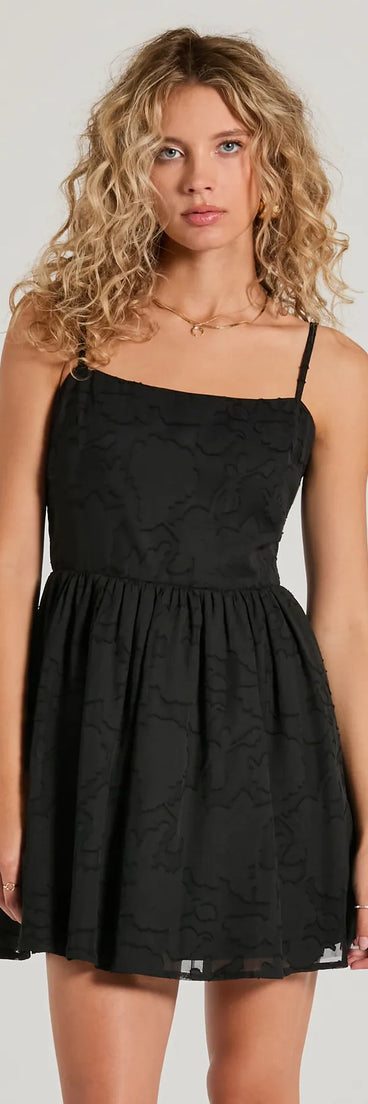 The Destined For Love Lace-Up Short Skater Dress is a mini dress that will make a statement with its short hemline and on-trend details to have you ready for any event!