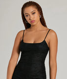 Revamp your 2025 wardrobe with this chic addition, the In The Mood Scoop Neck Lace A-Line Mini Dress in black, perfect for elevating your style in the new year.