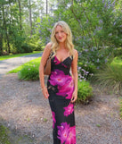 The Romance That Wows Large Blossom Floral Maxi Dress is a stylish black floral dress featuring a fresh seasonal print and flattering design, perfect for garden parties, bridal showers, Valentine's Day celebrations, or everyday spring styling.