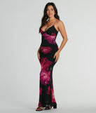 The Romance That Wows Large Blossom Floral Maxi Dress is a stylish black floral dress featuring a fresh seasonal print and flattering design, perfect for garden parties, bridal showers, Valentine's Day celebrations, or everyday spring styling.
