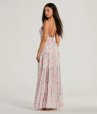 The Exceptional Bliss Lace-Up Floral Chiffon Maxi Dress is a casual dress for more than special occasions with a fitted or flowy silhouette and accents in the most recent trends!