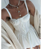 Make a bold statement in the So Darling Woven Drop-Waist Skater Dress in white, the perfect spring dress for weddings, cocktail hours, nights out, and/or seasonal celebrations.