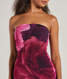 Whether it's the color or silhouette of the Grandeur Blooms Strapless Slit Floral Maxi Dress, this bridesmaid dress is a gorgeous pick for a maid-of-honor or to create a bridal party look ready to celebrate!