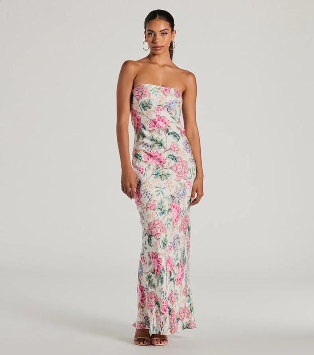 strapless boho maxi dress Boho Wedding Dress: Cecilia Strapless Ivory Raw Cotton Maxi Bridal Gown