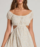 The midi dress length on the Watch Me Bloom Off-The-Shoulder Floral Midi Dress provides an elevated silhouette perfect for any party, occasion, or everyday styling.