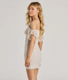 The Lovely Look Cold Shoulder Bodycon Lace Mini Dress is a casual dress for more than special occasions with a fitted or flowy silhouette and accents in the most recent trends!