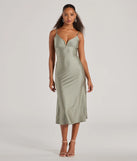 Make the big day unforgettable with the Cause To Celebrate V-Neck A-Line Midi Dress, a gorgeous sage green bridesmaid dress that balances elegance and affordability.