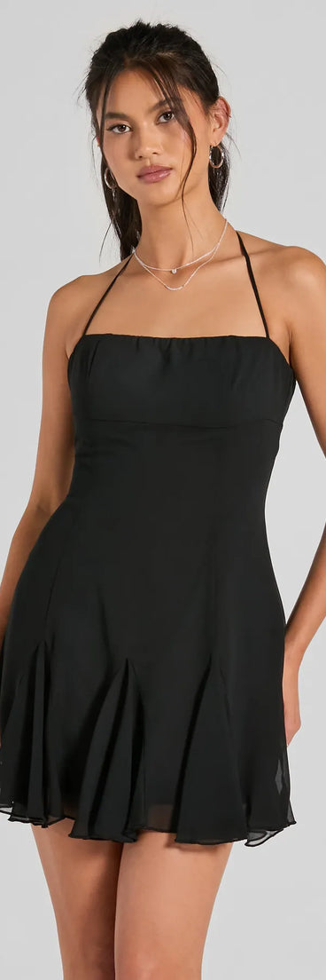 The Sincerely Chic Pleated Chiffon A-Line Mini Dress is a mini dress that will make a statement with its short hemline and on-trend details to have you ready for any event!