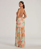 The Bohemain Charm Halter Open Back Tie Dye Maxi Dress is a casual dress for more than special occasions with a fitted or flowy silhouette and accents in the most recent trends!